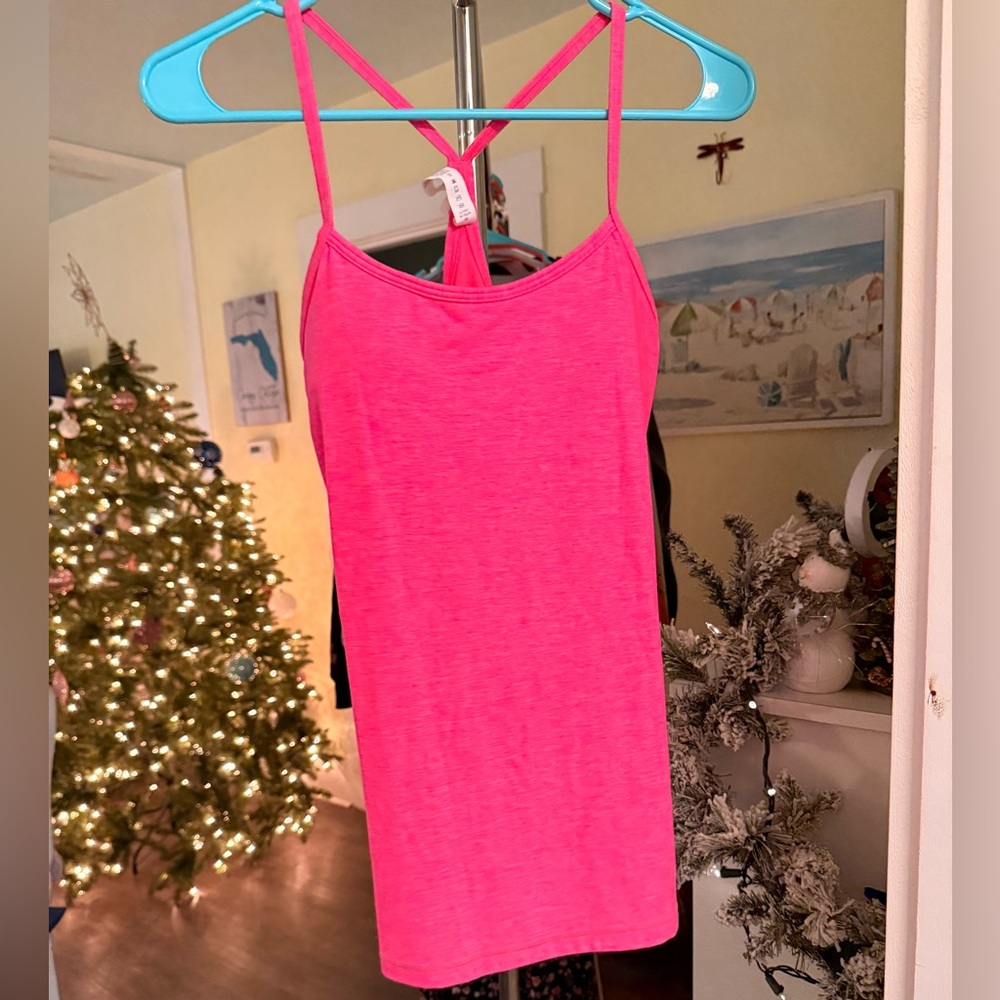 Lululemon Athletica Hot Pink Power Y Tank NWT